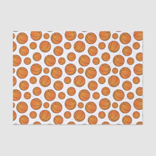 Papier Mousseline Motif de star du basket-ball (Recto)