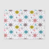 Papier Mousseline Motif de Starburst Retro atomique (Recto)