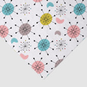 Papier Mousseline Motif de Starburst Retro atomique (Détail)