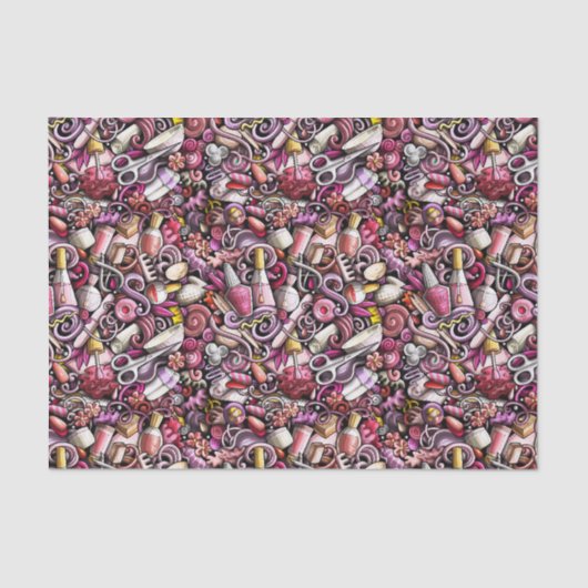 Papier Mousseline Motif de studio de clou (Recto)