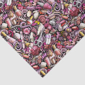 Papier Mousseline Motif de studio de clou (Détail)