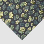 Papier Mousseline Motif de Succulents (Détail)