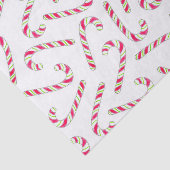 Papier Mousseline Motif de sucre de canne de Noël (Détail)