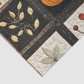 Papier Mousseline Motif de surface composée d'automne rustique | Mot (Détail)