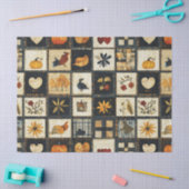 Papier Mousseline Motif de surface composée d'automne rustique | Pat (Artisanat)