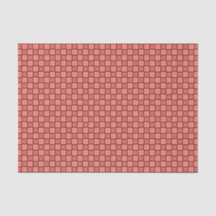 Papier Mousseline Motif de tableau de bord noir rose saumon