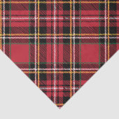 Papier Mousseline Motif de tartan de Noël (Détail)