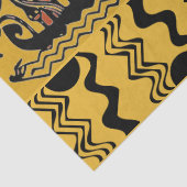 Papier Mousseline Motif de tatouage ethnique tribal (Détail)