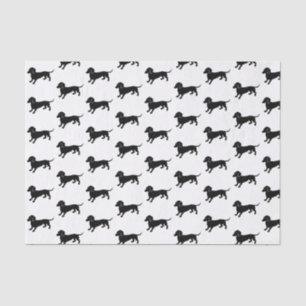 Papier Mousseline Motif de teckels