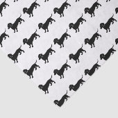 Papier Mousseline Motif de teckels (Détail)