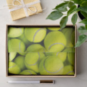 Papier Mousseline Motif de Tennis Ball Fuzz (Cadeau)