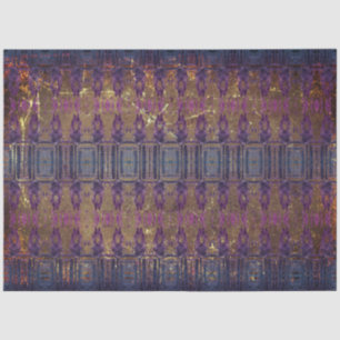Papier Mousseline Motif de texture violet bleu marron antique vintag