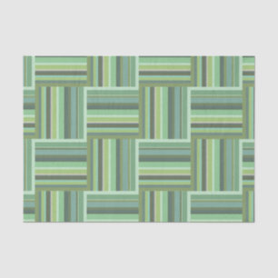 Papier Mousseline Motif de tissage à rayures vert olive