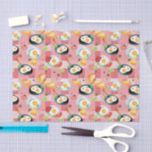 Papier Mousseline Motif de tomate et d'oeufs au plat (Artisanat)