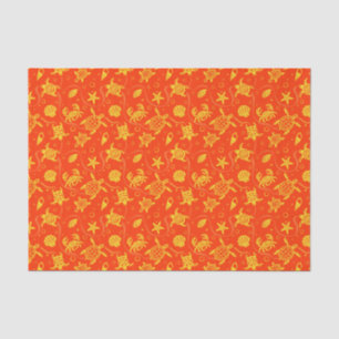 Papier Mousseline Motif de tortues