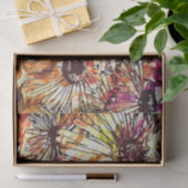 Papier Mousseline Motif de tournesol Paint Daub Abstrait (Cadeau)