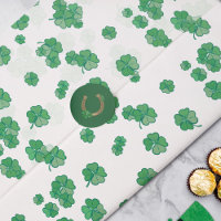 Motif de trèfle à quatre feuilles Lucky sans coutu