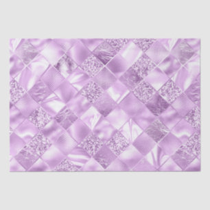 Papier Mousseline Motif de treillis de diamant de scintillement de l