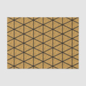 Papier Mousseline Motif de triangle d'or (Recto)