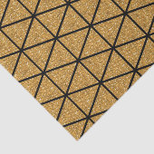 Papier Mousseline Motif de triangle d'or (Détail)