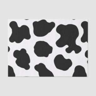 Papier Mousseline Motif de vache imprimé 