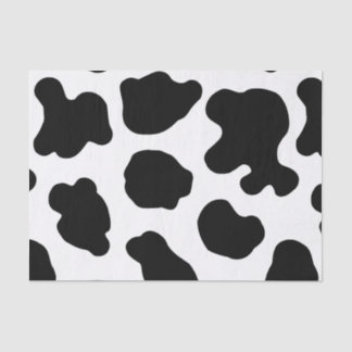 Papier Mousseline Motif de vache imprimé 