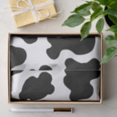 Papier Mousseline Motif de vache imprimé  (Cadeau)