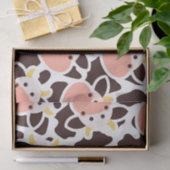 Papier Mousseline Motif de vache mûre (Cadeau)