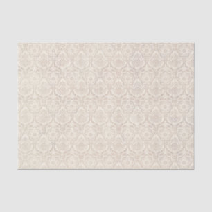 Papier Mousseline Motif de vanille de damassé