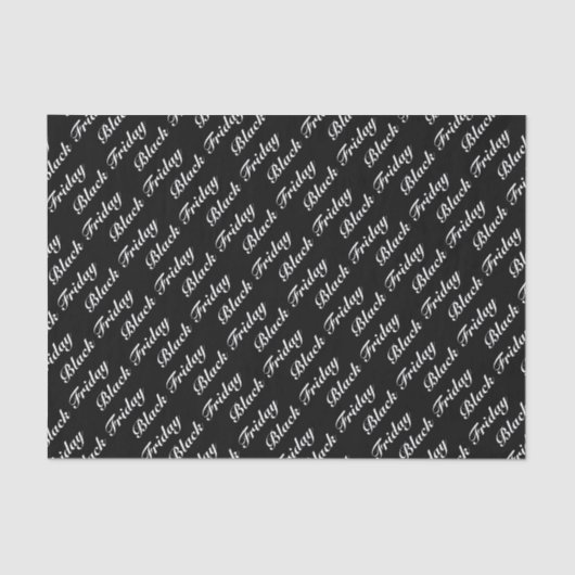 Papier Mousseline Motif de vente Black Friday (Recto)