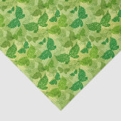 Papier Mousseline Motif de vert de ressort (Détail)