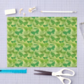 Papier Mousseline Motif de vert de ressort (Artisanat)