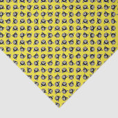 Papier Mousseline Motif de visage de chat noir Halloween (Détail)