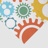 Papier Mousseline Motif de vitesses de robot (Détail)