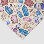 Papier Mousseline Motif de Witchy d'aquarelle (Détail)