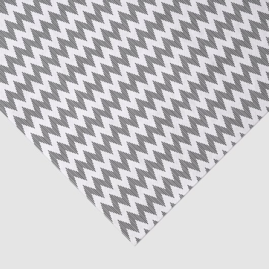 Papier Mousseline Motif de zigzag géométrique (Détail)
