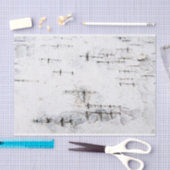 Papier Mousseline Motif d'écorce de bouleau (Artisanat)