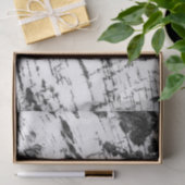 Papier Mousseline Motif d'écorce de bouleau (Cadeau)