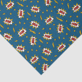 Papier Mousseline Motif d'effet sonore de bande dessinée (Détail)