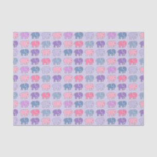 Papier Mousseline Motif d'éléphant