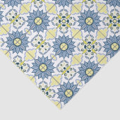 Papier Mousseline Motif Delft Tile (Détail)