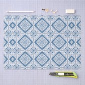 Papier Mousseline Motif Delft Tile (Artisanat)