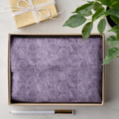 Papier Mousseline Motif d'enveloppement de bulle violette (Cadeau)