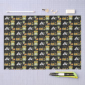 Papier Mousseline Motif d'équipement d'aventure (Artisanat)