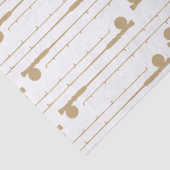 Papier Mousseline Motif des bâtons de pêche aérienne (Détail)