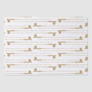 Papier Mousseline Motif des bâtons de pêche aérienne