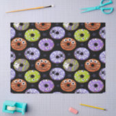 Papier Mousseline Motif des beignets d'Halloween. Motif de Doughnut  (Artisanat)