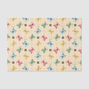 Papier Mousseline Motif des crêtes de maison Ornate HOGWARTS™