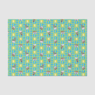 Papier Mousseline Motif des expériences de laboratoire de Dexter