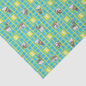 Papier Mousseline Motif des expériences de laboratoire de Dexter (Détail)